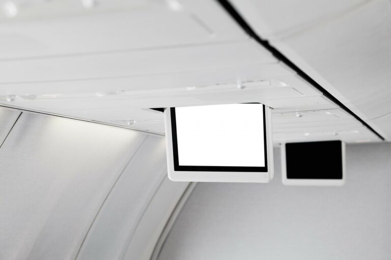 Screen in plane
