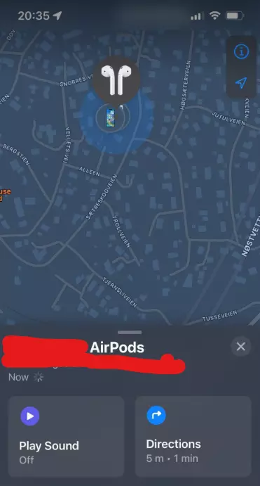 How to find your Airpods case with Airpods in it